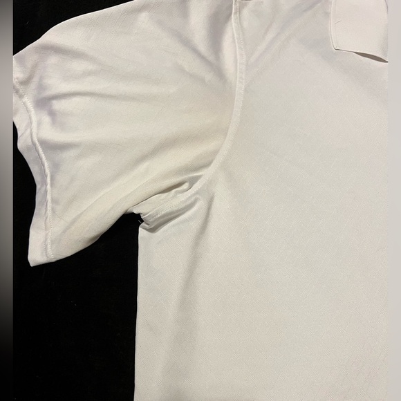 EUC Oxford Men's White Polyester Soft & Stretchy Shirt - Picture 6 of 6